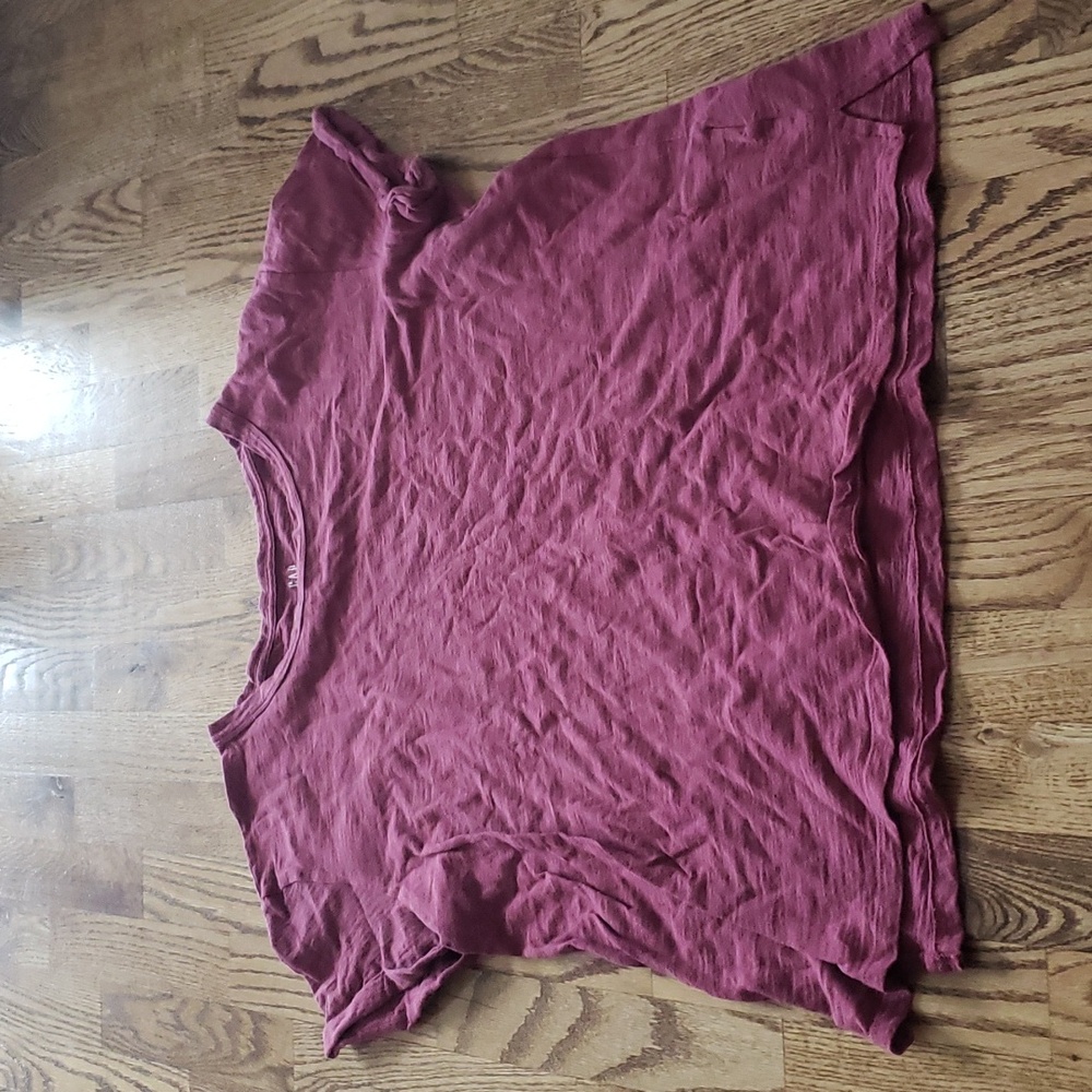 (L) GAP Easy T T-Shirt Comfort Solid Color Loose Casual Lightweight 100% Cotton